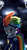 Size: 1512x2812 | Tagged: safe, artist:misspolycysticovary, rainbow dash, zapp, pony, g4, my little pony: friendship is magic, power ponies (episode), backlighting, female, power ponies, rain, solo