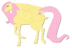 Size: 1550x1050 | Tagged: safe, artist:azzly, fluttershy, horse, g4, female, realistic, solo