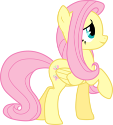 Size: 3843x4241 | Tagged: safe, artist:bobthelurker, fluttershy, g4, absurd resolution, female, simple background, solo, transparent background, vector