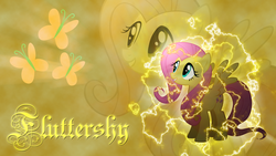 Size: 1920x1080 | Tagged: safe, artist:jamey4, fluttershy, g4, female, solo, vector, wallpaper