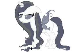 Size: 1062x768 | Tagged: safe, artist:ponyb-tch, oc, oc only, changeling, changeling oc, solo, white changeling