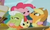 Size: 130x79 | Tagged: safe, screencap, apple bloom, granny smith, pinkie pie, g4, pinkie apple pie