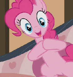 Size: 273x290 | Tagged: safe, screencap, pinkie pie, earth pony, pony, g4, pinkie apple pie, season 4, animated, clapping, female, gif, loop, mare, solo