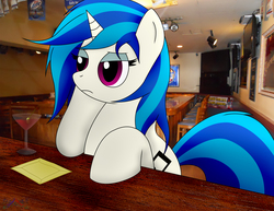 Size: 2345x1808 | Tagged: safe, artist:iflysna94, dj pon-3, vinyl scratch, pony, unicorn, g4, drink, female, solo