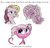 Size: 914x874 | Tagged: safe, artist:stinkek, pinkie pie, pinkie pie (g3), rarity (g3), toola-roola, earth pony, pony, g3, g4, deviantart watermark, littlest pet shop, minka mark, obtrusive watermark, sad, watermark