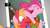 Size: 768x435 | Tagged: safe, big macintosh, pinkie pie, earth pony, pony, g4, my little pony: friendship is magic, pinkie apple pie, season 4, animation error, hub logo, male, photo, stallion