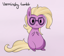 Size: 2232x1947 | Tagged: safe, artist:verminshy, grace manewitz, g4, rarity takes manehattan, 30 minute art challenge, female, glasses, solo