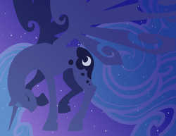 Size: 800x616 | Tagged: dead source, safe, artist:elyses, princess luna, g4, female, solo