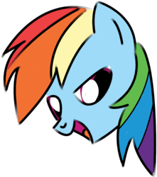 Size: 778x882 | Tagged: safe, artist:charactercreationist, rainbow dash, g4, female, solo