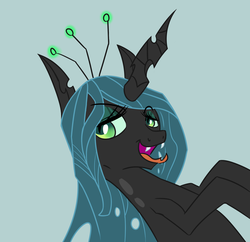 Size: 1803x1746 | Tagged: safe, artist:nohooves, queen chrysalis, changeling, changeling queen, g4, female, solo