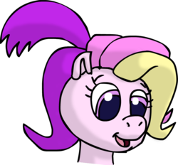 Size: 862x800 | Tagged: safe, artist:colossalstinker, fluttershy, earth pony, pony, g3, g3.5, g4, female, g3 to g3.5, generation leap, mare, simple background, solo, transparent background