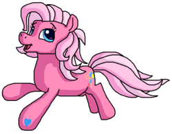 Size: 618x482 | Tagged: safe, artist:colossalstinker, pinkie pie, earth pony, pony, g3, g4, female, mare, simple background, solo, transparent background