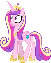 Size: 600x731 | Tagged: safe, artist:colossalstinker, princess cadance, g4, female, simple background, solo, transparent background