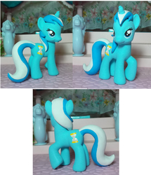Size: 857x996 | Tagged: safe, artist:sanadaookmai, minuette, pony, unicorn, g4, brushable, customized toy, figurine, irl, photo, solo, toy
