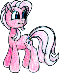 Size: 645x798 | Tagged: safe, artist:colossalstinker, pinkie pie (g3), earth pony, pony, g3, g3.5, female, mare, simple background, solo, transparent background