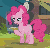 Size: 282x271 | Tagged: safe, screencap, pinkie pie, g4, my little pony: friendship is magic, pinkie apple pie, season 4, animated, female, reading, solo