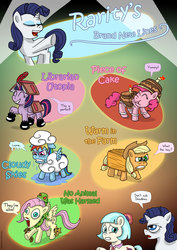 Size: 850x1202 | Tagged: safe, artist:fadri, applejack, coco pommel, fluttershy, pinkie pie, rainbow dash, rarity, twilight sparkle, alicorn, pony, comic:and that's how equestria was made, g4, comic, dialogue, female, mane six, mare, twilight sparkle (alicorn)