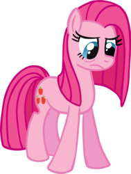 Size: 771x1021 | Tagged: safe, artist:colossalstinker, pinkie pie, g4, magical mystery cure, female, pinkamena diane pie, simple background, solo, swapped cutie marks, transparent background, vector