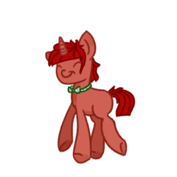 Size: 600x600 | Tagged: safe, artist:shimmer-thestral, oc, oc only, pony, unicorn, blank flank, bow, solo