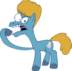 Size: 1344x1316 | Tagged: safe, artist:stinkek, earth pony, pony, .mov, beavis, beavis and butthead, crossover, male, ponified, solo