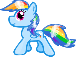 Size: 600x450 | Tagged: safe, artist:colossalstinker, rainbow dash, g4, female, solo