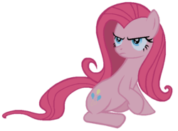 Size: 673x499 | Tagged: safe, artist:colossalstinker, fluttershy, pinkie pie, g4, female, flutterbitch, pinkamena diane pie, recolor, simple background, solo, transparent background, vector