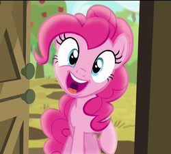 Size: 1200x1080 | Tagged: safe, edit, screencap, pinkie pie, earth pony, pony, g4, my little pony: friendship is magic, pinkie apple pie, female, happy, solo