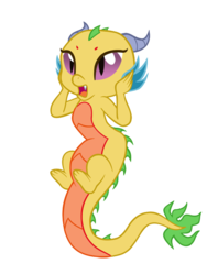 Size: 511x680 | Tagged: safe, artist:queencold, oc, oc only, oc:miss fortune, chinese dragon, dragon, eastern dragon, g4, baby dragon, cute, dragon oc, dragoness, ocbetes, simple background, solo, transparent background