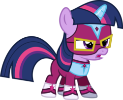 Size: 1131x921 | Tagged: safe, artist:imageconstructor, twilight sparkle, pony, unicorn, g4, power ponies (episode), female, filly, masked matter-horn costume, power ponies, simple background, solo, svg, transparent background, unicorn twilight, vector