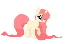 Size: 731x501 | Tagged: safe, artist:rainbowsxarexcool, oc, oc only, blank flank, solo
