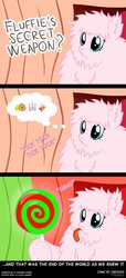 Size: 603x1326 | Tagged: safe, artist:dsp2003, oc, oc:fluffle puff, crossover, homestuck, juju, trickster mode, xk-class end-of-the-world scenario