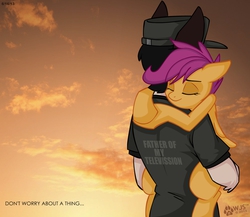 Size: 1808x1568 | Tagged: safe, artist:wolfjedisamuel, scootaloo, oc, oc:wolfjedisamuel, g4, furry