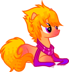 Size: 492x513 | Tagged: safe, artist:k-ouha, oc, oc only, earth pony, pony, clothes, scarf, solo