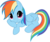 Size: 3309x2782 | Tagged: safe, artist:klaifferon, rainbow dash, g4, cute, dashabetes, female, simple background, solo, transparent background, vector