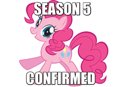 Size: 570x402 | Tagged: safe, pinkie pie, g4, season 5, caption, female, solo, stock vector