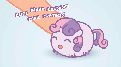 Size: 600x332 | Tagged: safe, artist:4as, sweetie belle, g4, animated, blob, chibi, chubbie, cute, diasweetes, flash, game, link, poking, touch