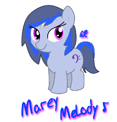 Size: 480x500 | Tagged: safe, oc, oc only, oc:marey melody, bandaid, gif, magical lesbian spawn, non-animated gif, offspring, parent:octavia melody, parent:vinyl scratch, parents:scratchtavia, solo