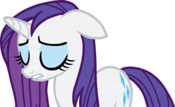 Size: 13538x8285 | Tagged: safe, artist:nosfrat, rarity, pony, unicorn, g4, rarity takes manehattan, absurd resolution, eyes closed, female, floppy ears, horn, mare, paint.net, sad, simple background, solo, transparent background, wet, wet mane, wet mane rarity