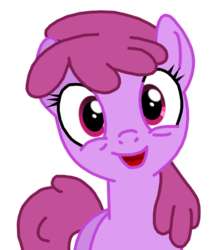 Size: 500x577 | Tagged: safe, artist:ajmstudios, berry punch, berryshine, g4, background pony, cute, female, smiling, solo