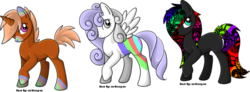 Size: 600x220 | Tagged: safe, artist:rainbowsxarexcool, oc, oc only, blank flank