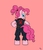 Size: 765x900 | Tagged: safe, artist:midnight-wizard, pinkie pie, earth pony, pony, g4, akuma, bipedal, cosplay, female, solo, street fighter, xk-class end-of-the-world scenario