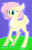 Size: 1828x2858 | Tagged: safe, artist:shyshyoctavia, fluttershy, deer, g4, deerified, female, flutterdeer, raised hoof, solo, species swap, wingding eyes