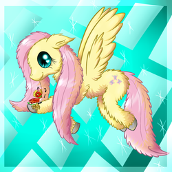 Size: 1000x1000 | Tagged: safe, artist:annalena250199, fluttershy, g4, female, solo