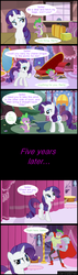 Size: 1001x3505 | Tagged: safe, artist:thewholebeehive, rarity, spike, g4, anvil, beefspike, comic, female, hilarious in hindsight, male, ship:sparity, shipping, straight