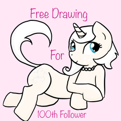 Size: 4900x4900 | Tagged: safe, artist:ivorylace, artist:katiespalace, oc, oc only, oc:ivory lace, pony, unicorn, absurd resolution, ask, blog, followers, solo, tumblr