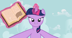 Size: 1862x986 | Tagged: safe, screencap, twilight sparkle, g4, hearts and hooves day (episode), book, female, hearts and hooves day, magic, solo