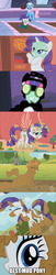 Size: 480x2348 | Tagged: safe, edit, edited screencap, screencap, lotus blossom, rarity, pony, unicorn, g4, green isn't your color, look before you sleep, over a barrel, sisterhooves social, best pony, cucumber, golden oaks library, hair curlers, hub logo, image macro, mud, mud mask, mud pony, pun, text