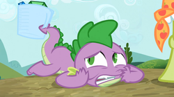 Size: 1054x592 | Tagged: safe, screencap, granny smith, spike, g4, just for sidekicks