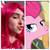 Size: 960x960 | Tagged: safe, pinkie pie, human, g4, my little pony: friendship is magic, pinkie apple pie, season 4, cosplay, duckface, irl, irl human, photo, selfie