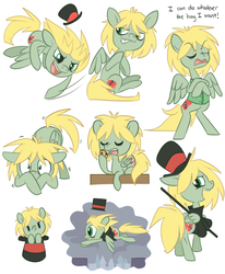 Size: 859x1041 | Tagged: safe, artist:ecokitty, dr jekyll and mr hyde, mr hyde, ponified, the glass scientists